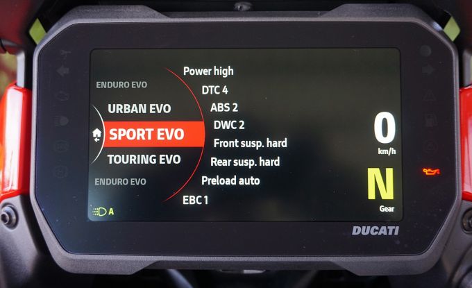 Ducati Multistrada V4 Rally Radar Red